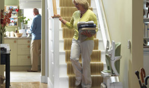 stairlift folding seat