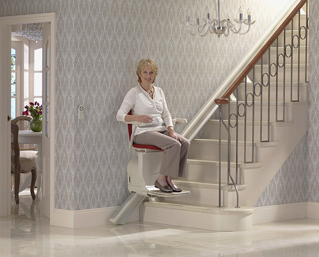 stannah stairlift getting upstairs