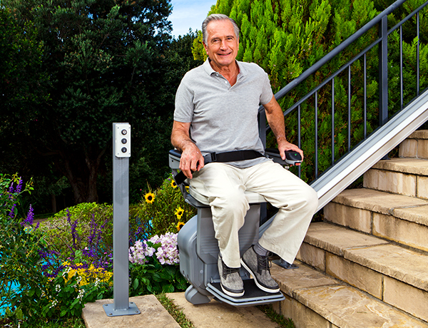 Outdoor stairlifts